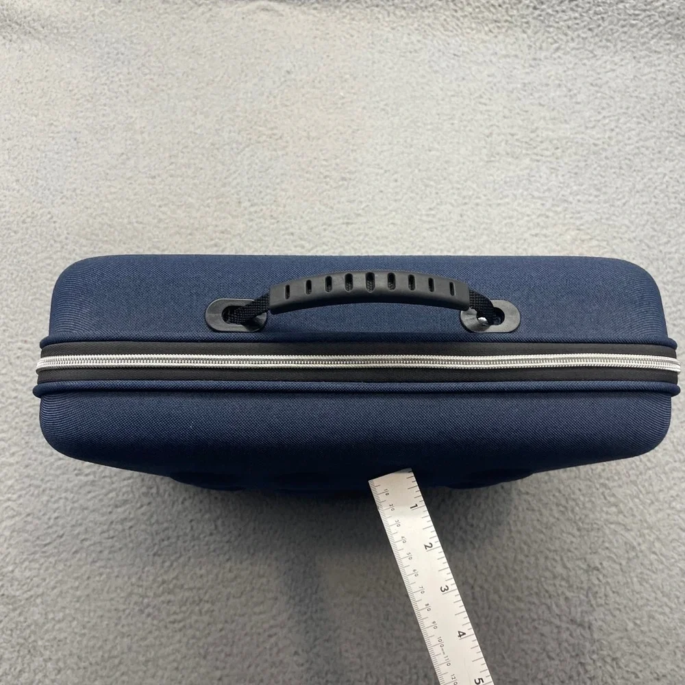 IKEA 702.100.52 Family UPPTÄCKA Briefcase navy blue hard-molded style laptop bag